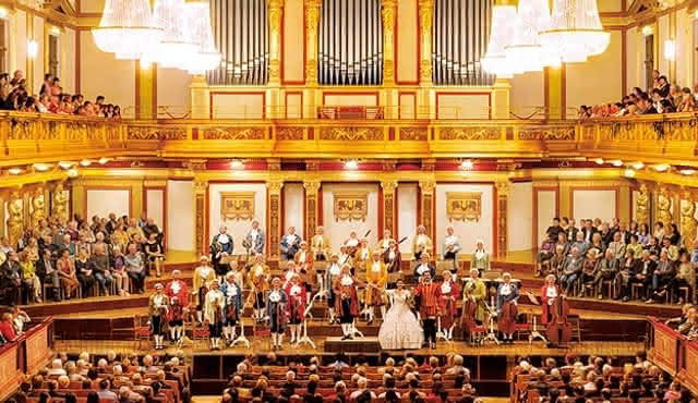 Concert van het Wiener Mozart Orchester in Wiener Musikverein