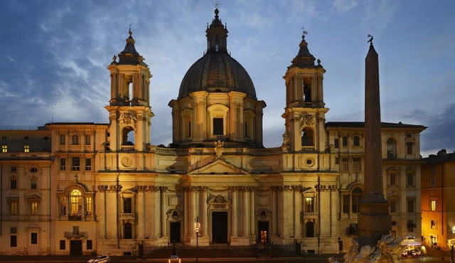 Grote opera: Piazza Navona in Rome