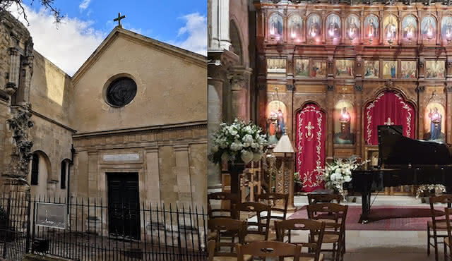 Conciertos románticos: Violonchelo y piano en la Eglise Saint‐Julien‐le‐Pauvre