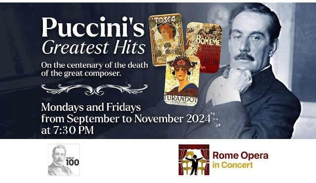 Puccini's Greatest Hits, Opera Concert with Drink