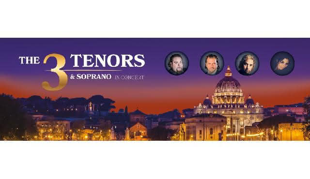 Los 3 tenores y la soprano — Gala de la Ópera Italiana